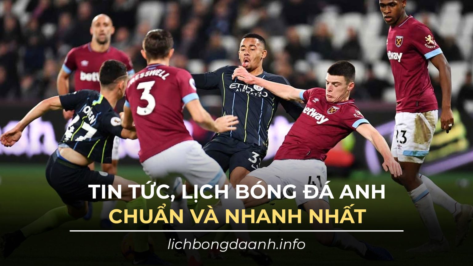 Lịch thi đấu bóng đá Anh